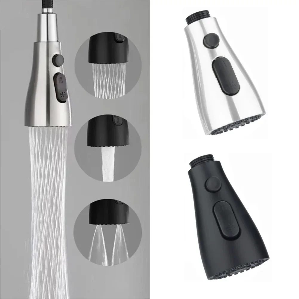 Kitchen Faucet Aerator 3 Modes Splash-Proof Bubbler Replaceable Water Tap Sink Mixer Tap Sprayer Head Pull Out Faucet Nozzle faucet aerator,faucet sprayer head,kitchen faucet sprayer,kitchen faucet,kitchen sink faucet