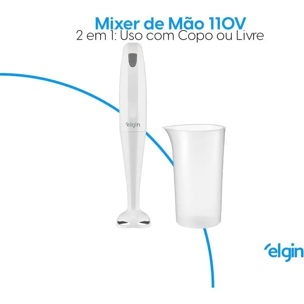 Mixer Elgin de Mão 200W Compacto Branco 3