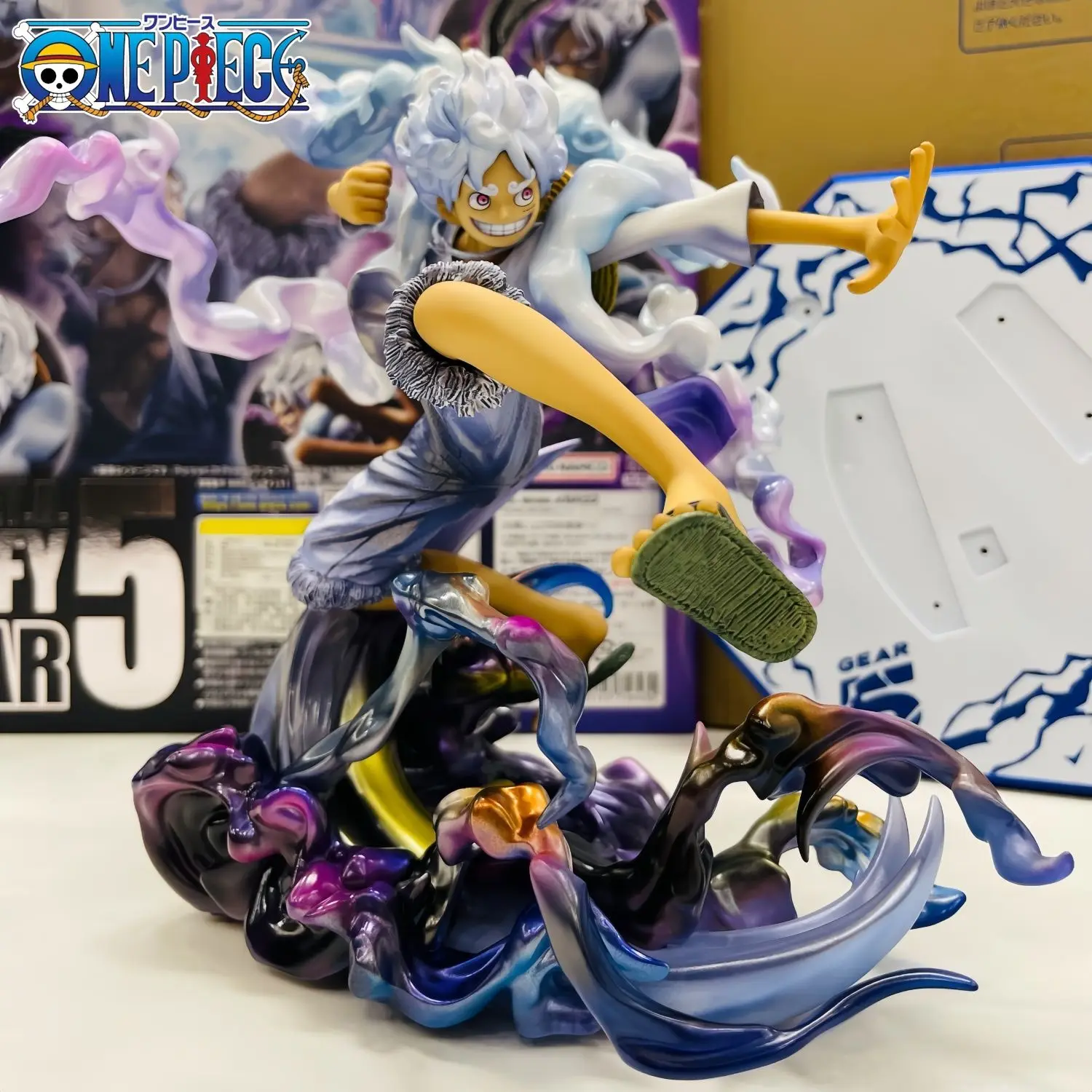 LED Figurine Anime Manga Collection One Piece Gear 5