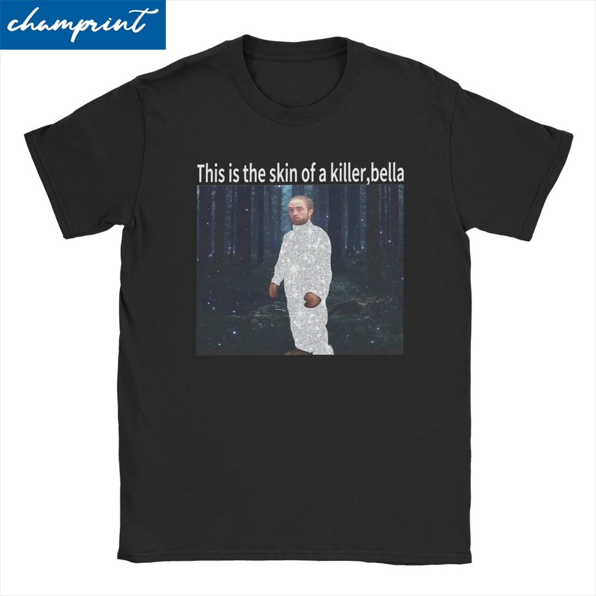 

Футболки с мемом Роберт Паттинсон Эдвард куллинз хлопковые смешные футболки с круглым вырезом это кожа убийцы Bella футболки одежда