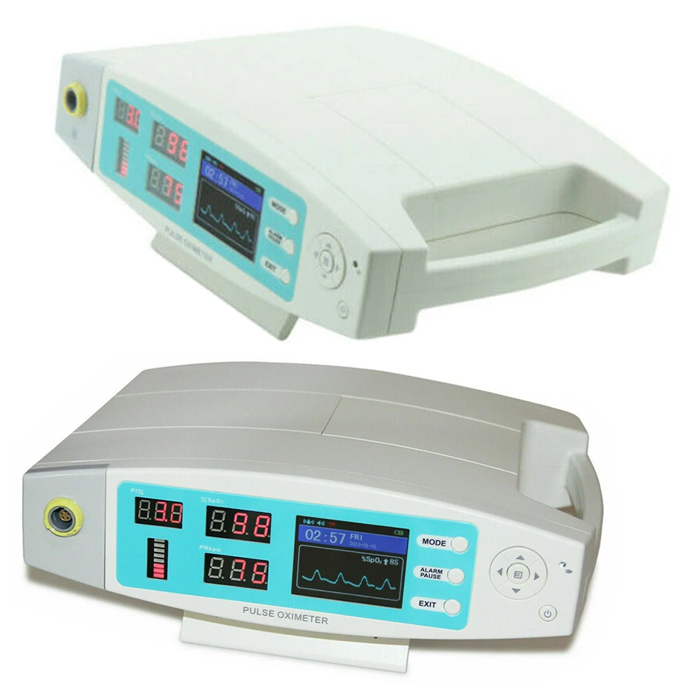 

Hospital Table Oximeter Portable Pulse Oximeter SPO2 Probe Software USB Blood Oxygen PR HR Monitor Adult Electric Plastic Ce