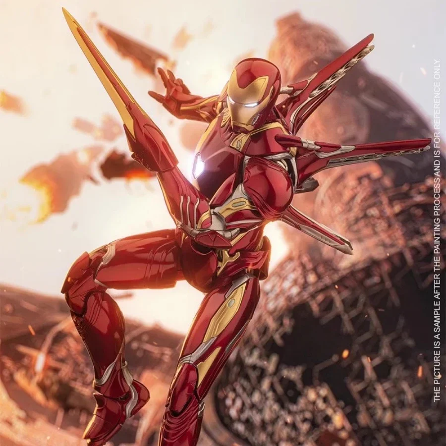 marvel フィギュア マイティ　マグ　マーベル　アイアンマン　スパイダーマン マーベル-e-モデルアイアンマンデラックストップ版フィギュア