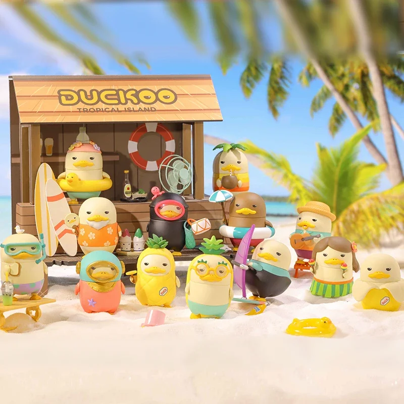 DUCKOO トロピカルアイランドシリーズ　パイナップル　PINEAPPLE POP MART x DUCKOO Tropical Island Mini Figure Pineapple Art