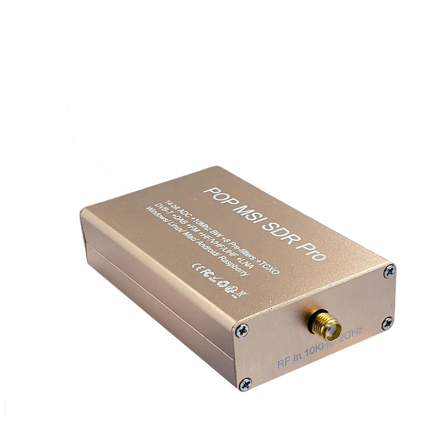 10KHz-2GHz Wideband 14bit Software Defined Radios SDR Receiver compatible with SDRplay driver & software with TCXO LNA software defined radio