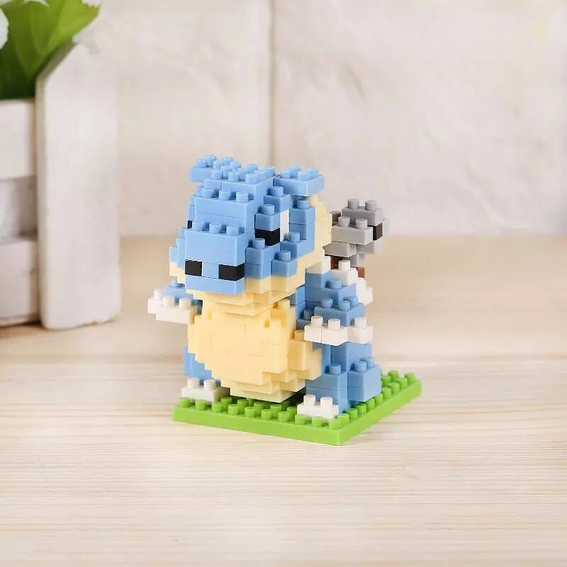 Pokemon Small Blocks Nanoblock Charizard Kyogre Groudon Rayquaza Model Education Graphics Toys for Kids Birthday Gift Toys 6