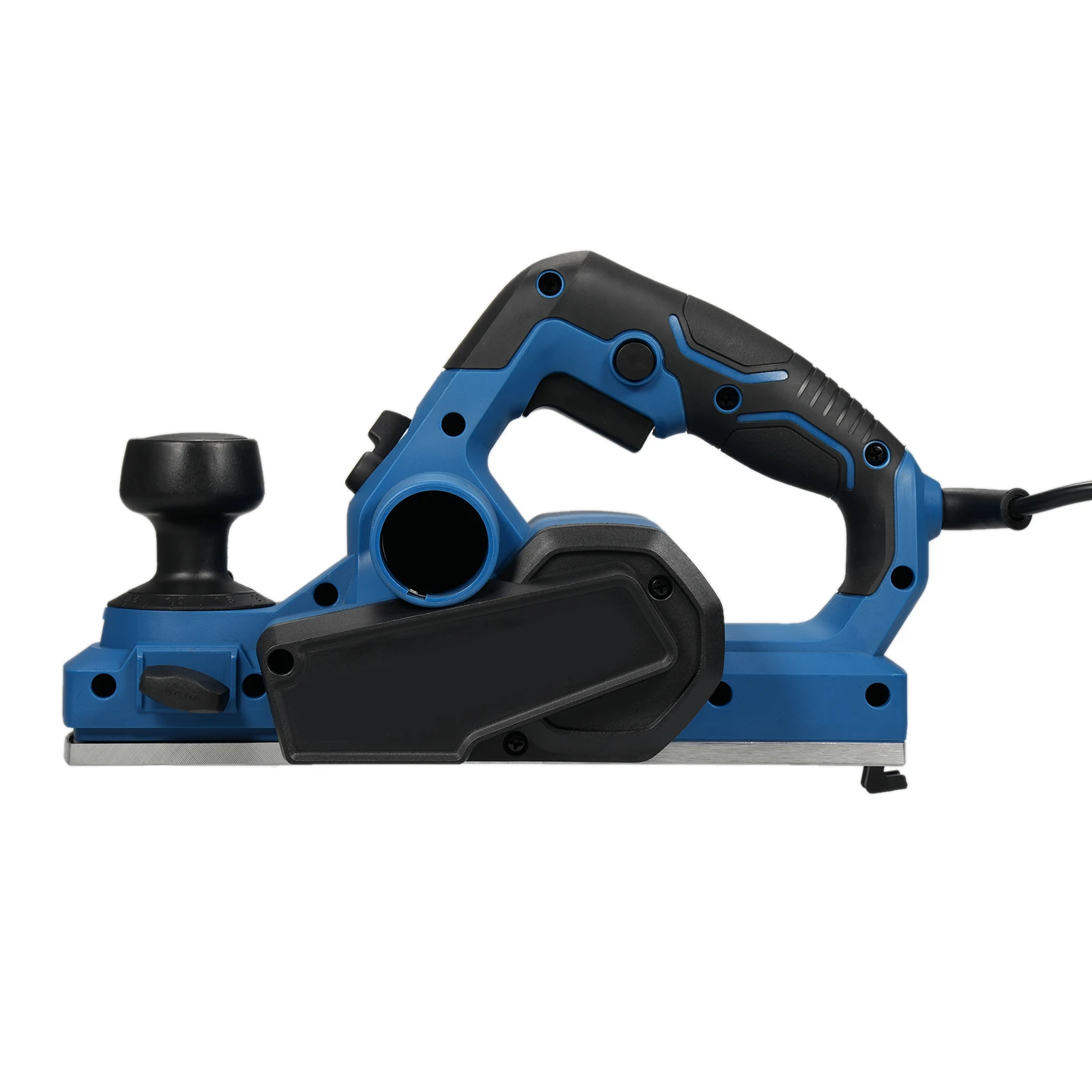 Geevorks Electric Planer 6Amp 710W 17000 Rpm Power Hand Planer 3-1/4 Inch Cut Width Dual-dust out System Dual-handle Design 4