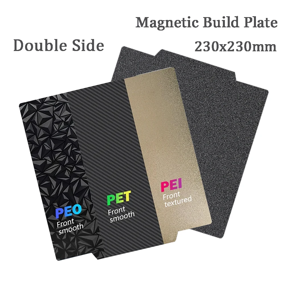 Enhanced Double-Sided Textured Magnetic Build Plate