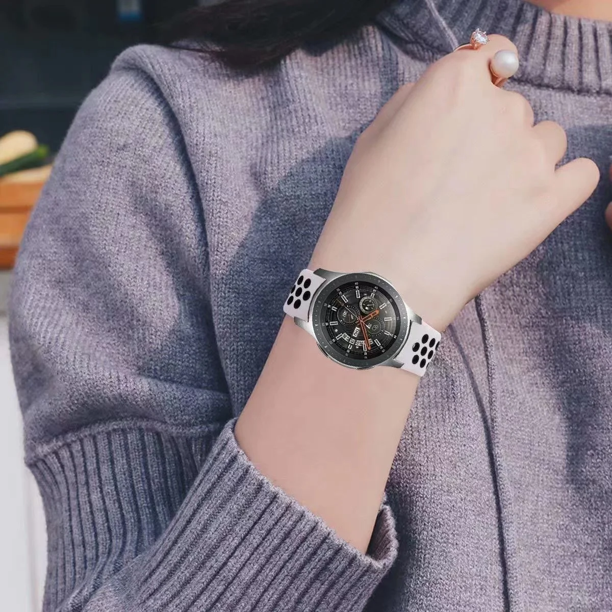 Ремешок силиконовый для Samsung Galaxy Watch 6/5/4/3, 20 мм 22 мм