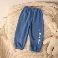 1-5years Kids Pants Spring Autumn Baby Boys Girls Sweapant Korean Style Loose Children Leisure Pants 6
