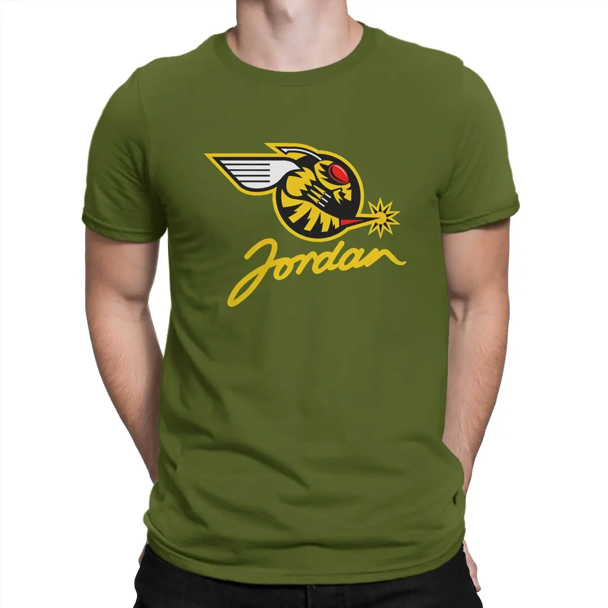 Jordan Grand Prix Men's T-Shirt – Premium Round Collar Racing Inspired Top