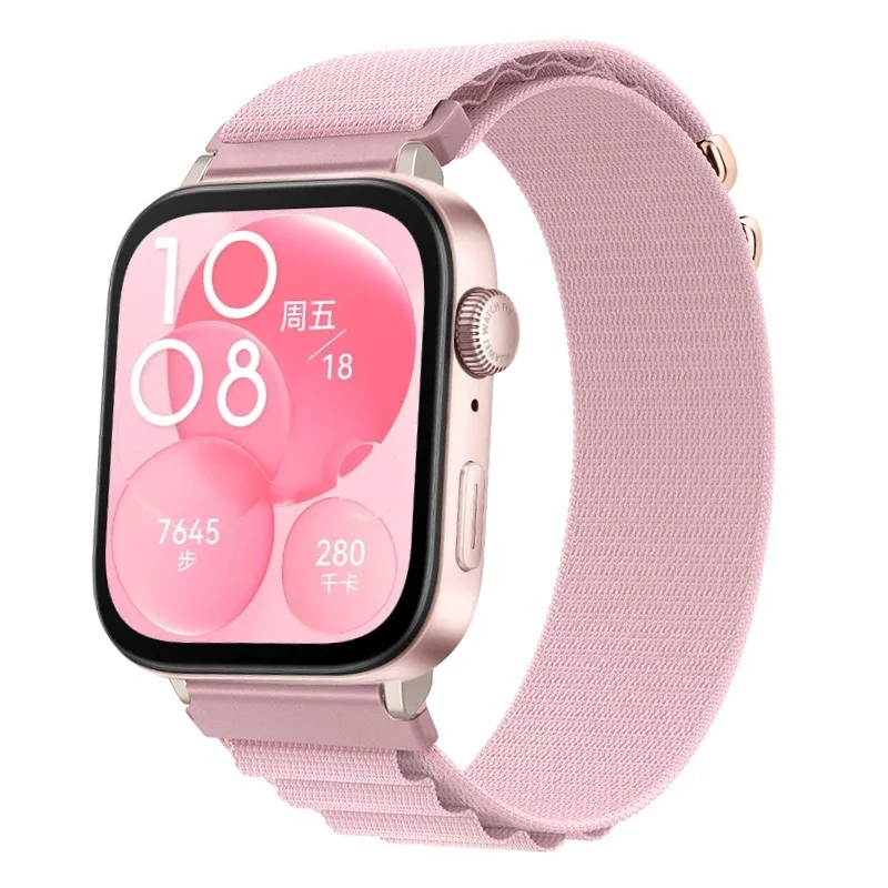 NEW Alpine Nylon Loop Strap For Huawei Watch Fit 3 Adjustable Bracelet Replacement Wristband For Huawei Fit3 Correa Accesorios - Image 2