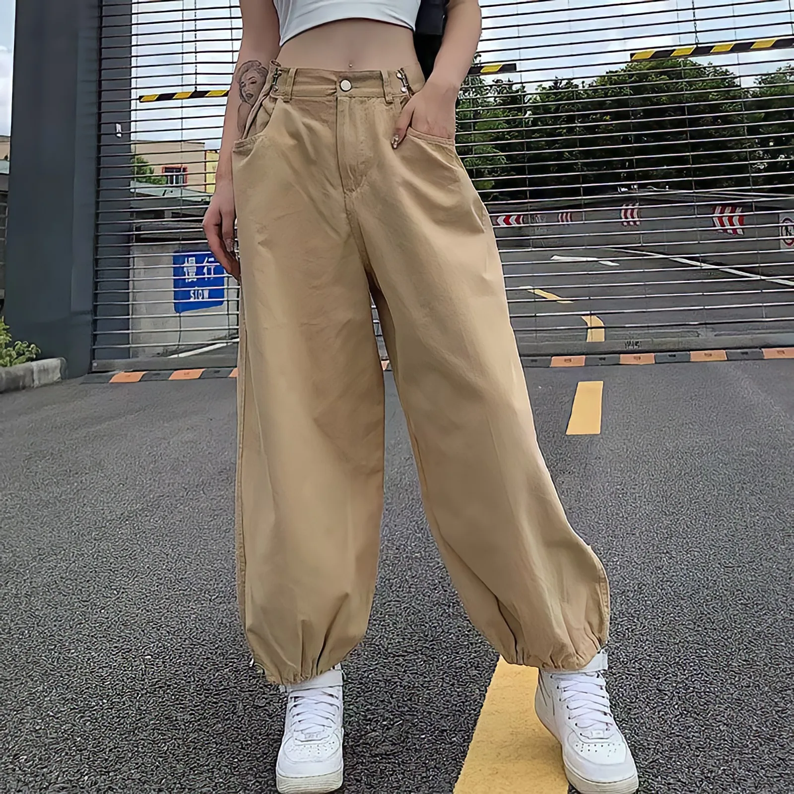 Women's Beige Trousers | M&S