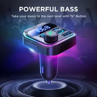 JOYROOM 2024 Bluetooth 5.3 FM Transmitter for Car 48W PD&QC3.0 Car Charger Adapter Bluetooth & U Disk,Dual Mics Hands-Free Call - Image 4
