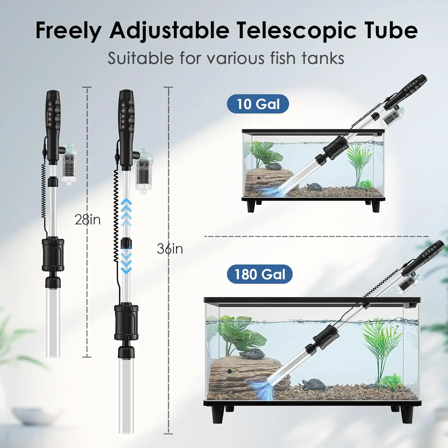 8-in-1 Electric Gravel Cleaner 5