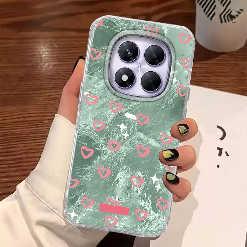 Pink Little Love Heart Girls Phone Case Cover