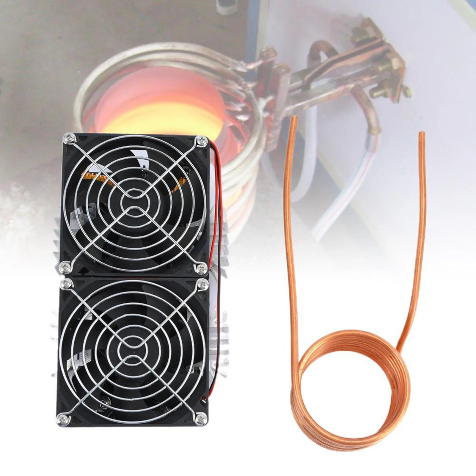 Induction Heating Board 50A DC 12-48V ZVS Power Supply Module High Frequency Low Voltage Flyback Driver Heater Tesla Coil 2500W induction heater