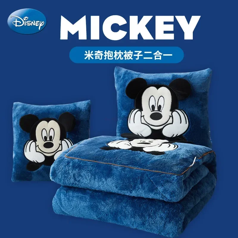 thumbnail image 1 of Mantas de almohada de Stitch Disney, dos en uno, almohada de franela kawaii, manta de siesta gruesa, decoración para sala de estar y dormitorio infantil, 1 of 5