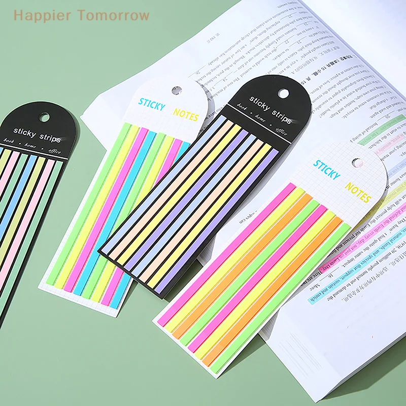 

160 Sheets Transparent Sticky Notes Self-Adhesive Reading Annotation For Books Notepad Posted It Memo Pad Index Tabs