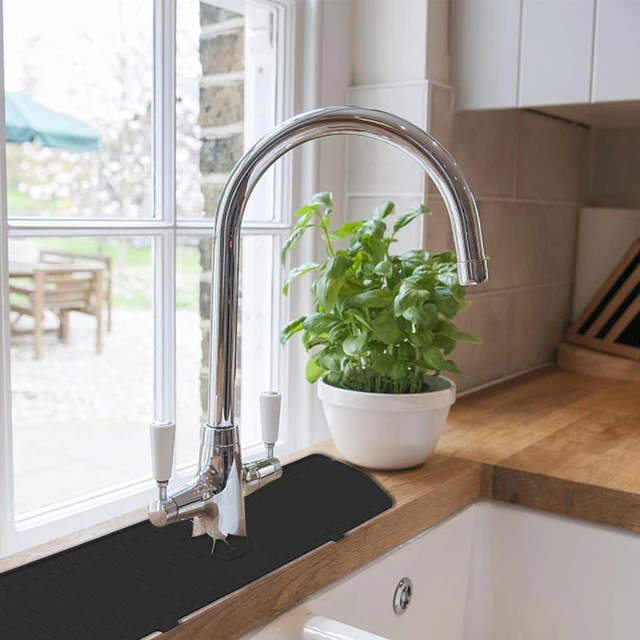 Personalise Stripe Kitchen Sink Splash Guard, Kitchen Bathroom