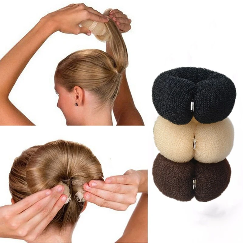 1pc Fashion Hair Bun Maker Donut Magic Easy Big Ring Hair Styling High  Ponytail Tools Hairstyle Hair Accessories For Girls Women - Braiders -  AliExpress