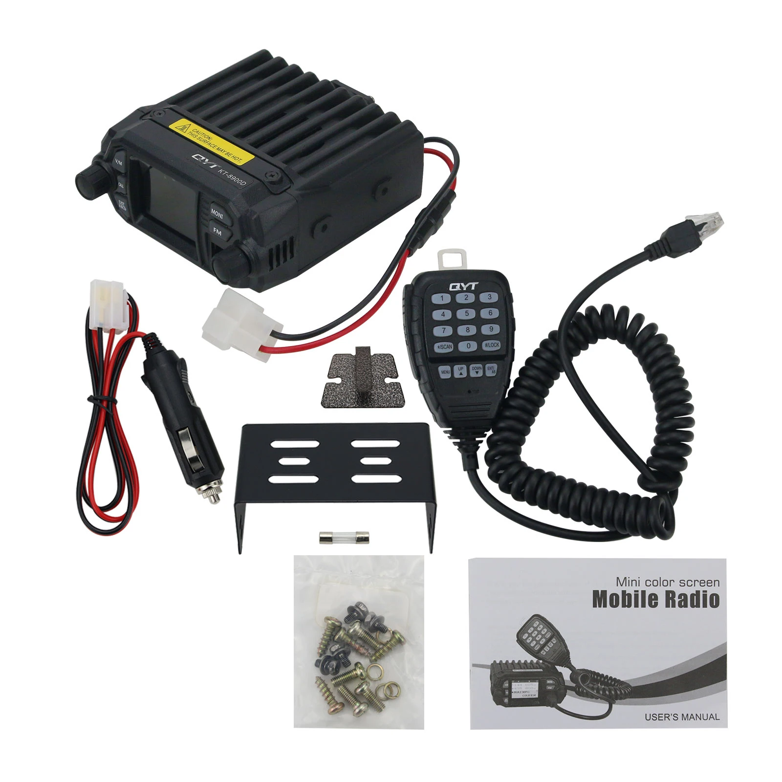 

QYT KT-8900D VHF UHF Автомобильная радиостанция 2-полосная Мобильная рация