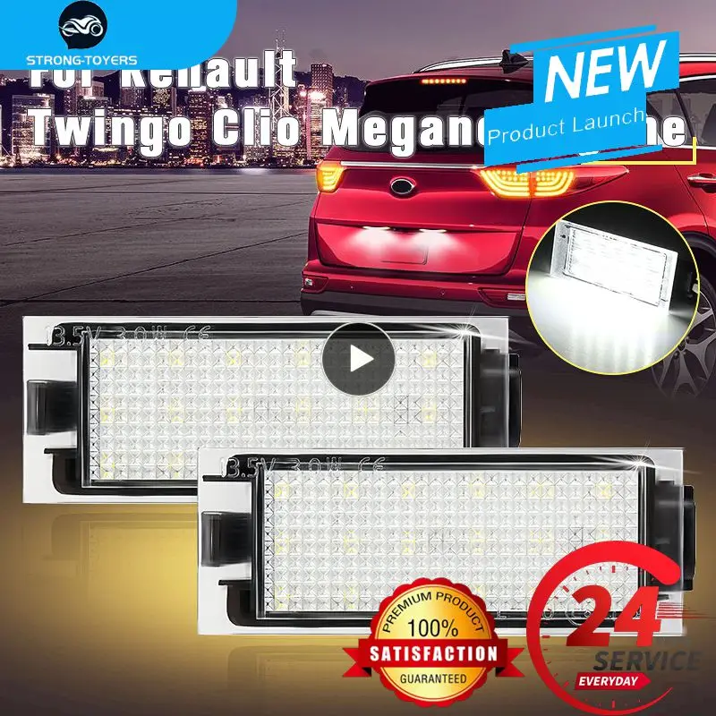 2X Led Targa Lampade Per Clio 3 4 Master 2 3 Trafic 3 Megane 2 3 4 Cc Twingo 2 3 Kangoo Espace 5 Wind