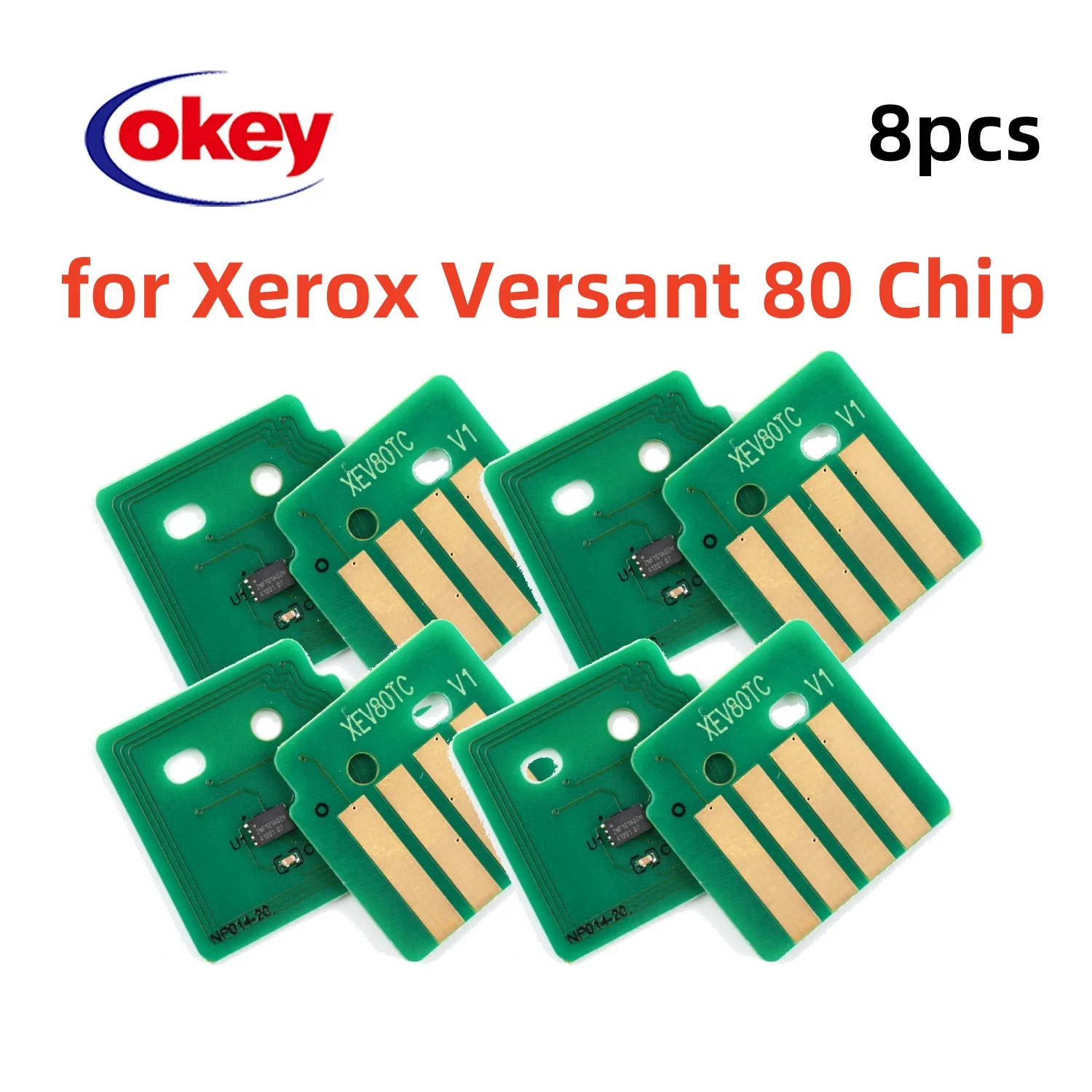 Reset Chip Toner 8 Stück Für Xerox Versant 80 V80 2100 V2100 Press Toner Chip 006R01642 006R01643 006R01644 006R01645 Xerox Phaser