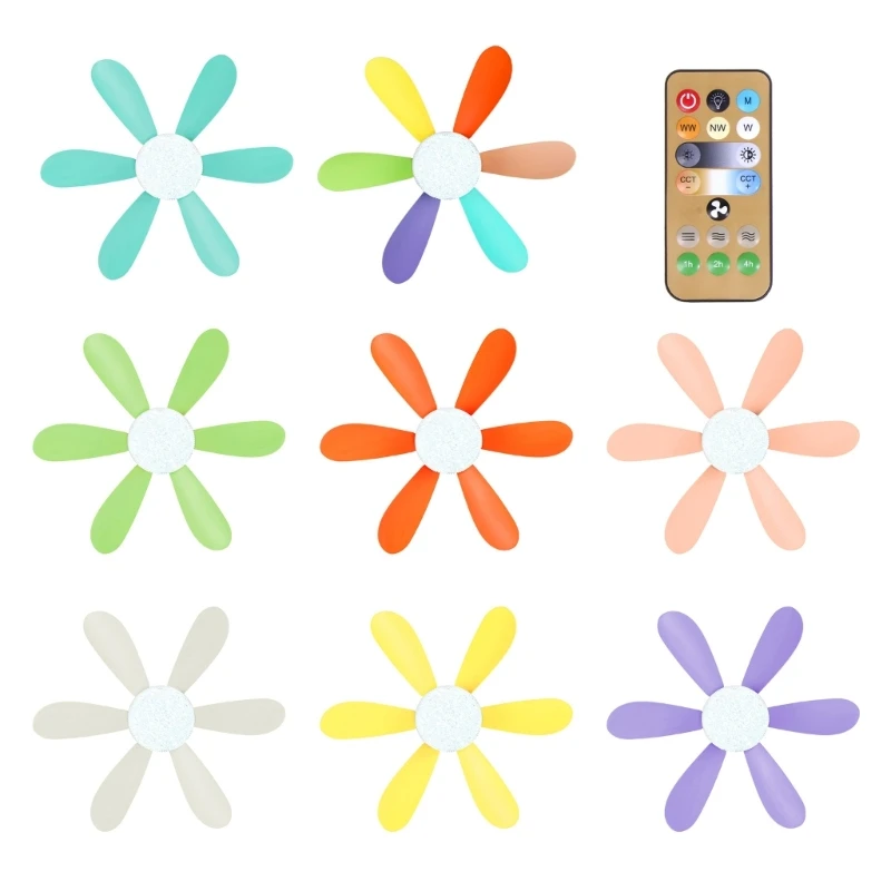 

Ceiling Fans With Remote Control and Light LED Lamp Fan E27 Base Ceiling Fan 40JB