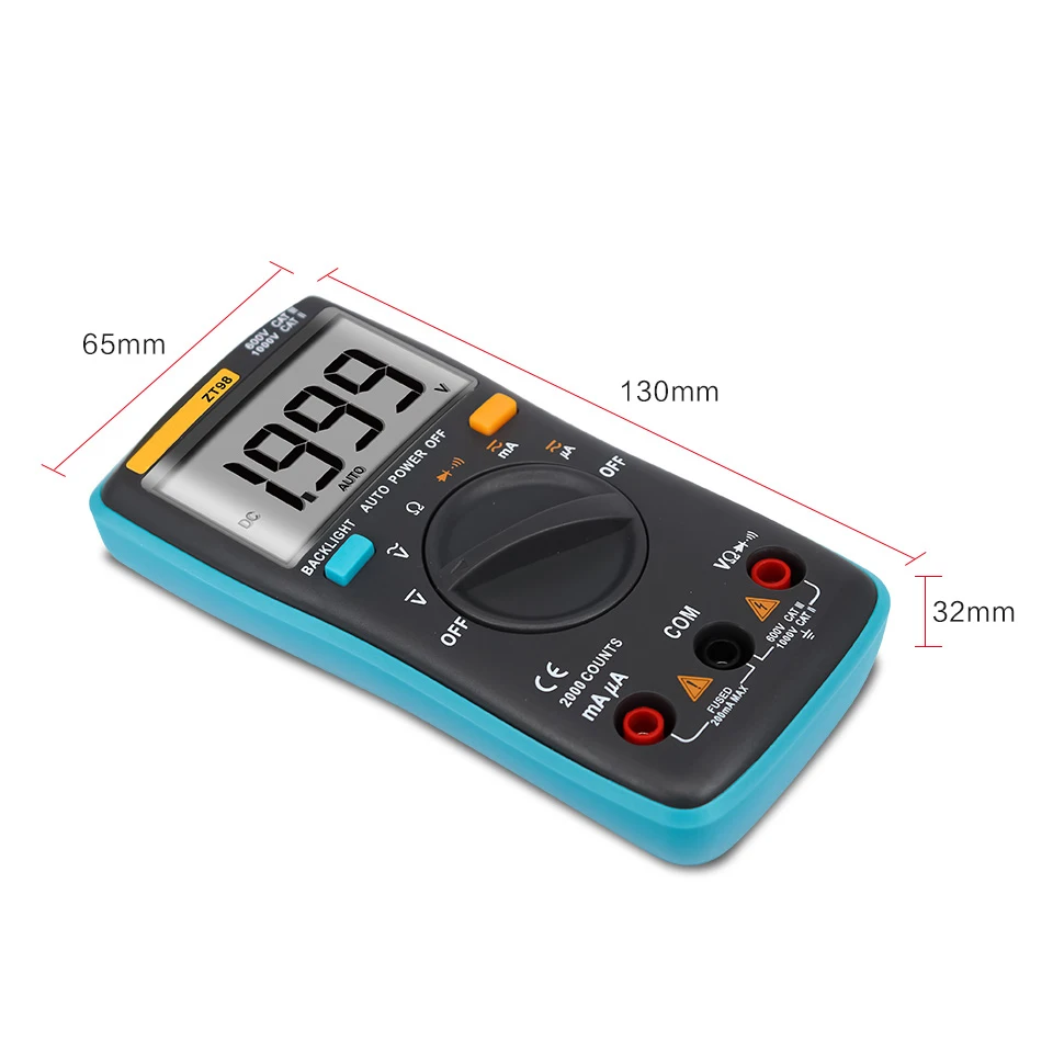 ZT98 Pen Type Digital Multimeter Auto-Range NCV 6000 Counts AC/DC Voltage Electronic Meter Car Multimeter digital multimeter multimeter tester voltage meter tester analog multimeter
