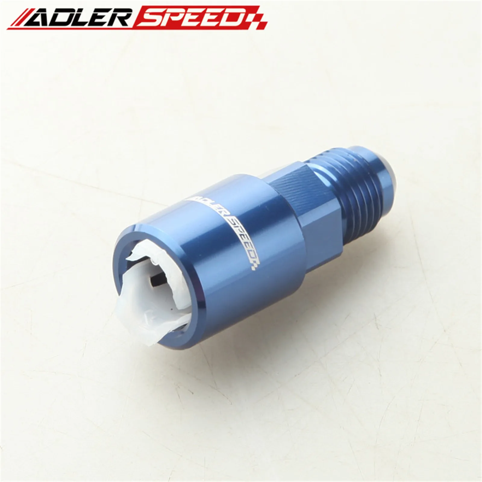 ADLERSPEED AN6-5/16 AN-6-3/8 AN8-3/8 암 빠른 연결 연료 라인 레일 어댑터, 파란색