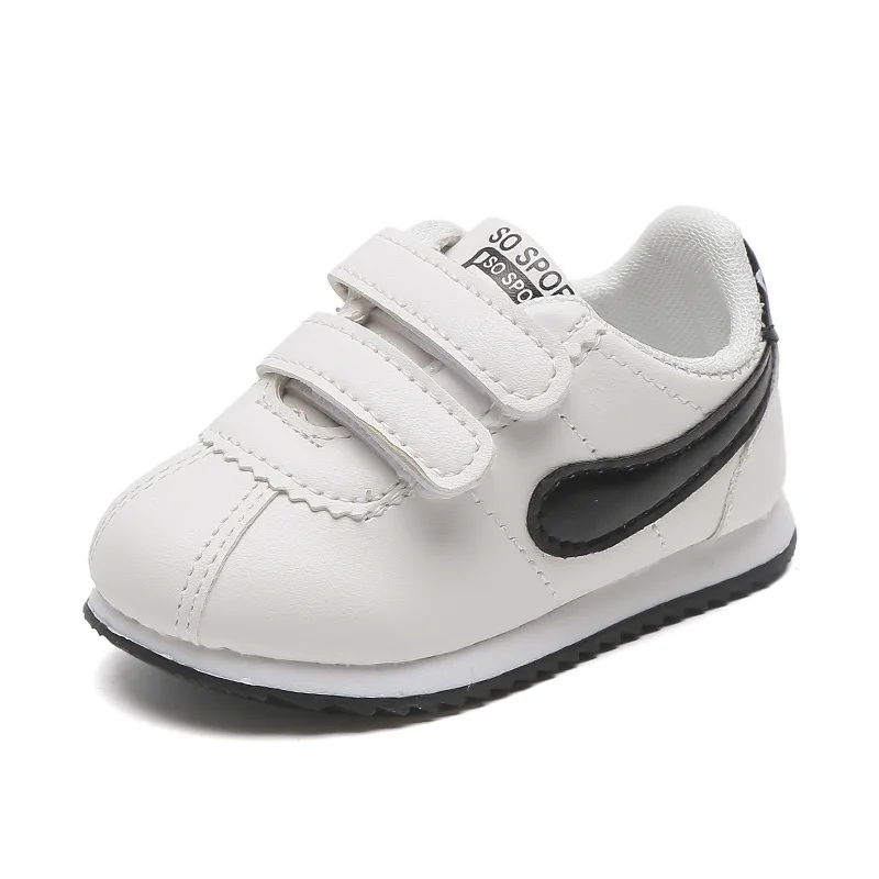 New Non-slip Sneakers Kids Boy Girl Baby 0-2 Years Old Shoes Toddlers Children With Soft Soles Small White Board Shoes Baby Shoe 5