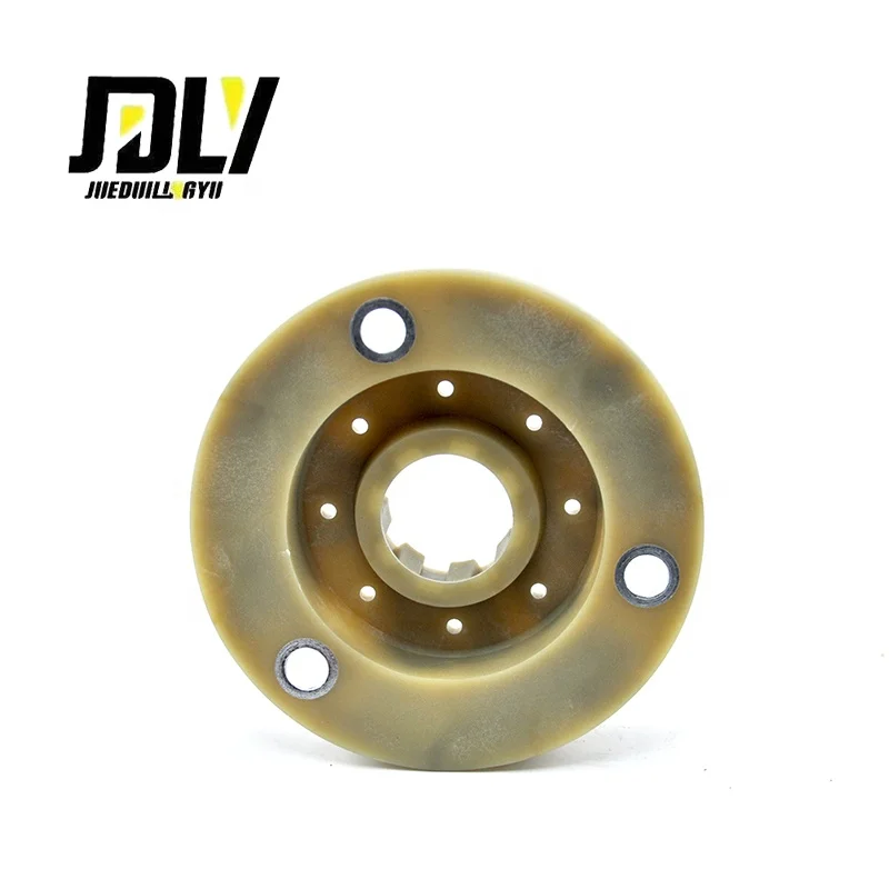 Hydraulic Pump Disc Coupling Rubber Flexible OD 175mm 3Holes 8T E60 For Caterpillar