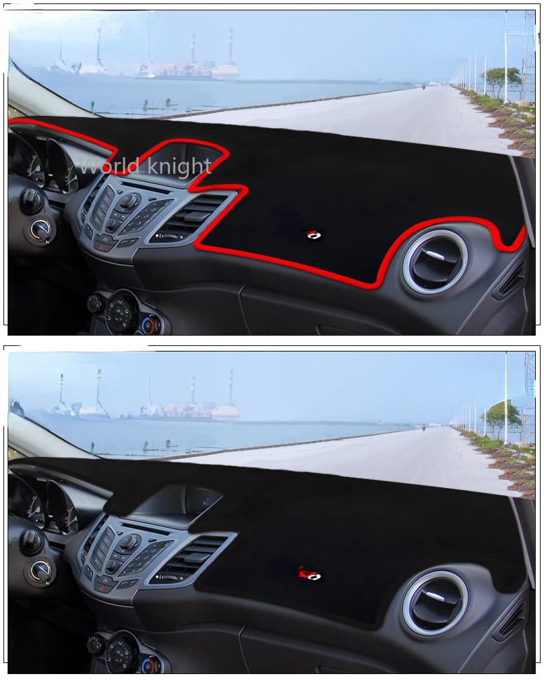 Accessori Per Ford Fiesta Mk7 St 2009 2010 2011 2012 2013 2014 2015 2016 Tappetino Antiscivolo Tappetino Cruscotto Parasole Dashmat Protect