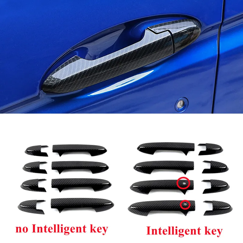 

For Honda WR-V WRV 2017-2022 Accessories ABS Chrome Car Side Door Window Handle Decor Sticker Cover Trim Garnish