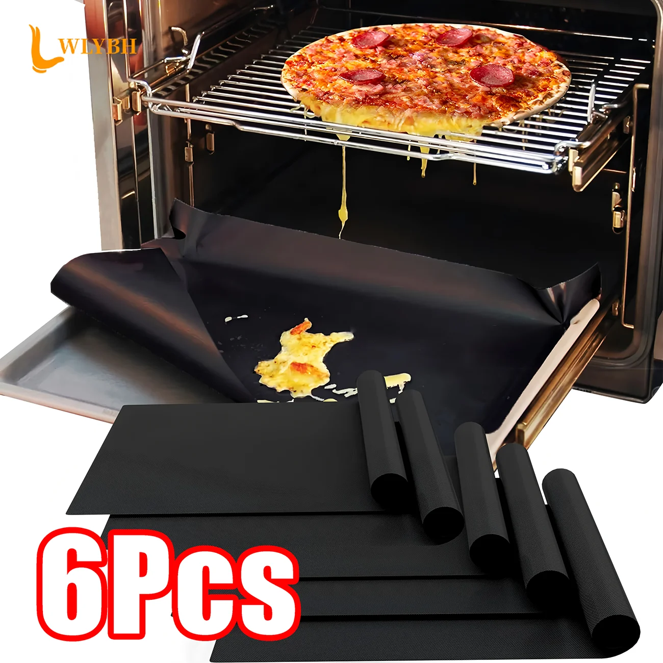 Oven Bottom Liners Non Stick Barbecue Grill Mats Reusable Kitchen Toaster Liner Air Fryer Cooking Heat Resistant Baking Paper Oven Bottom Liners Non Stick Barbecue Grill Mats Reusable Kitchen Toaster Liner Air Fryer Cooking Heat Resistant Baking Paper