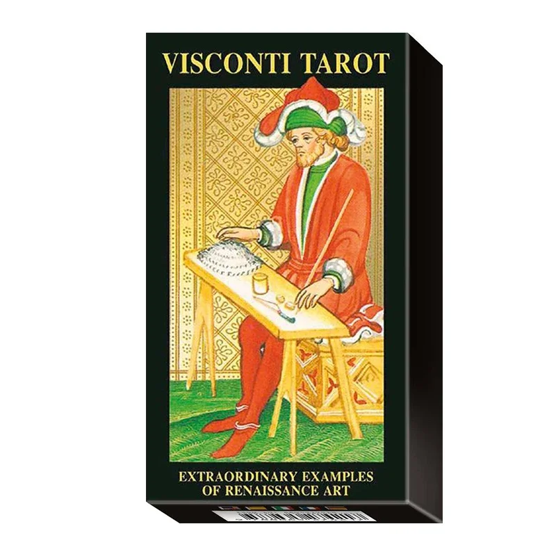 

Оригинальный размер, новинка, палуба Таро-Таро Visconti, палуба Таро, Оракл с бумажными ручными карточными играми, настольная игра для взрослых