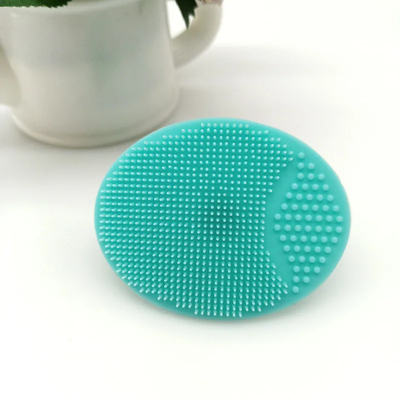 Baby Brush Silicone Shampoo Brush for Baby Infant Bathing Soft Silicone Boys Kids Shower Brush Head Hair Washing Massage Brushes Wipe Comb