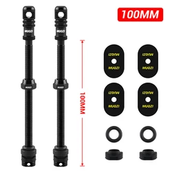 MUQZI Tubeless Presta Valve Stem (100mm Black)