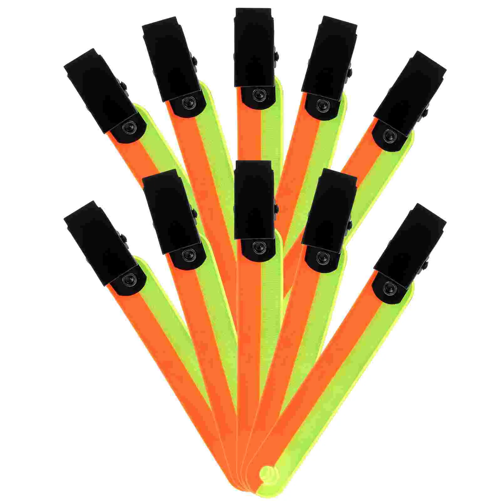 

12 Pcs Two-color Archery Mark Clip Accessories for Glow Clips Pvc Trail Markers