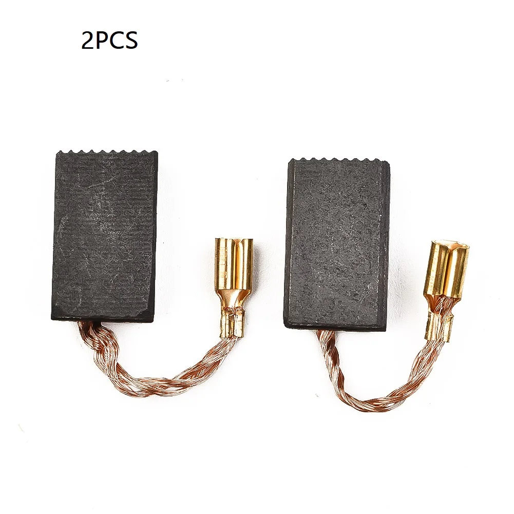 2Pcs Motor Carbon Brushes 5*10*17mm For Bosch GWS 1000 1100 1400 10 11 14 15-125 150 Carbon Brush Power Tool Accessories 2pcs belt clip hooks and 8mm cap studs screws set for 18v max tools dtd152 dtd145 tool waist buckle power tool access