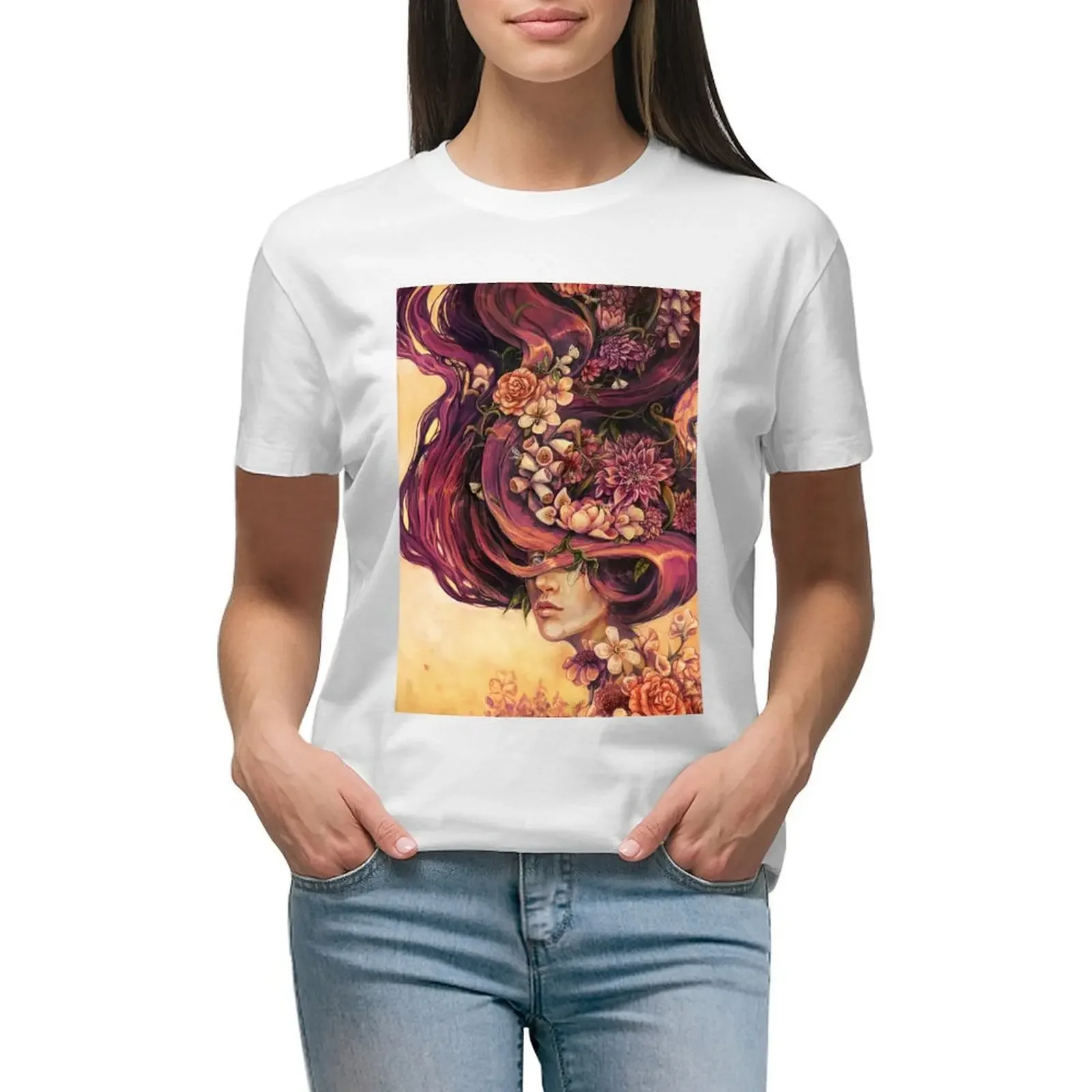 

Smolder T-shirt Short sleeve tee graphics summer clothes Womens graphic t shirts