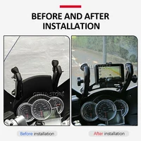 For GUZZI NORGE 1200 GT / 4V Motorcycle Accessories For STELVIO NTX 1200 Phone Stand Holder GPS Mount Navigaton Plate Bracket - Image 5
