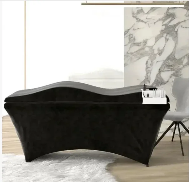 Lettino da massaggio spa in schiuma Lettino di bellezza Topper curvo Salone Anatomica Materasso per ciglia Topper per letto per ciglia in memory foam ondulato