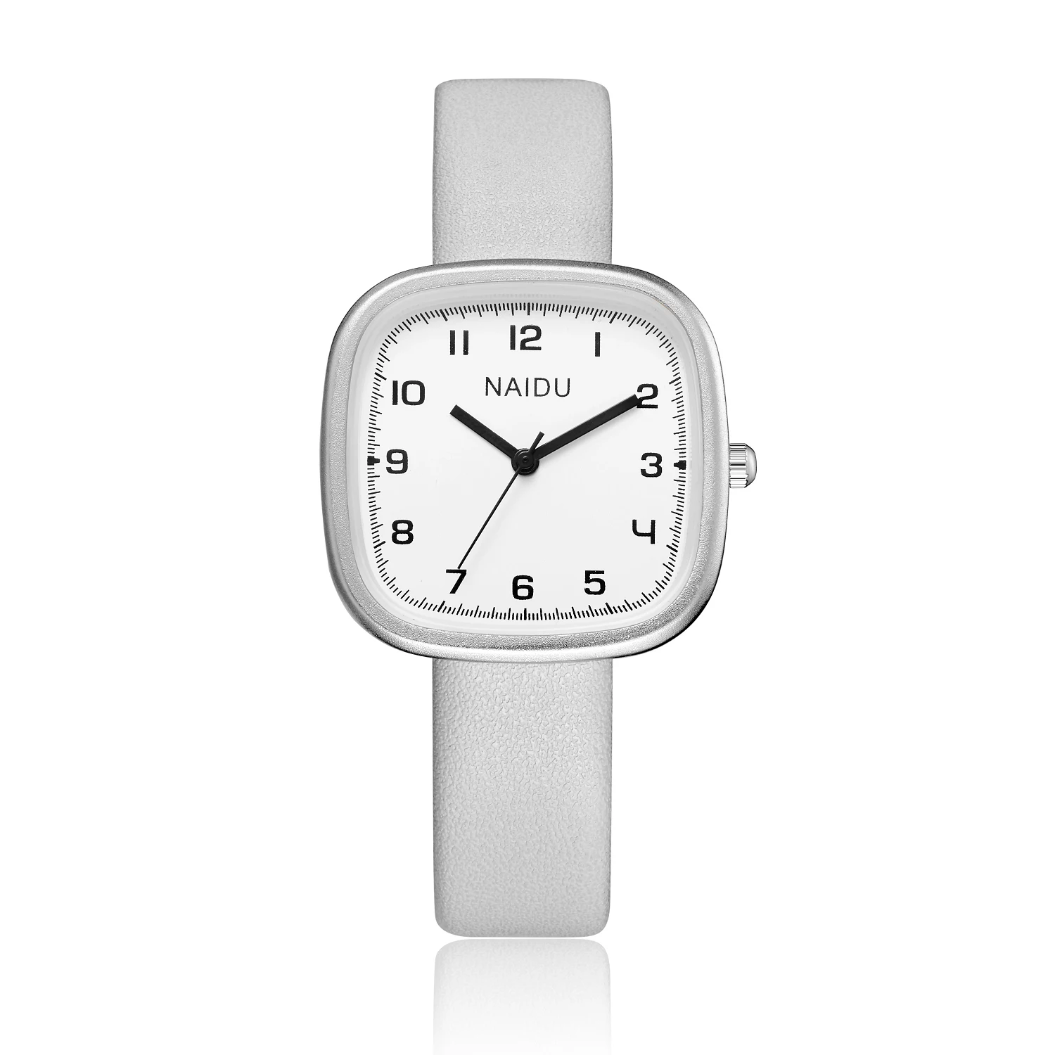 Orologio Al Quarzo Da Donna Luxury Fashion Square Rose Gold Sliver Case Band Numeri Romani Dial Orologi Da Donna Niche New Dress Orologio Da Polso