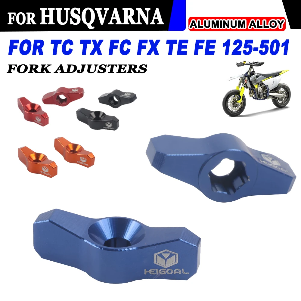 

Motorcycle Accessories For Husqvarna EE5 TC TE TX FE FX FC 50 65 125 150 250 300 350 350S 450 501 501S TC TE TX Fork Adjusters