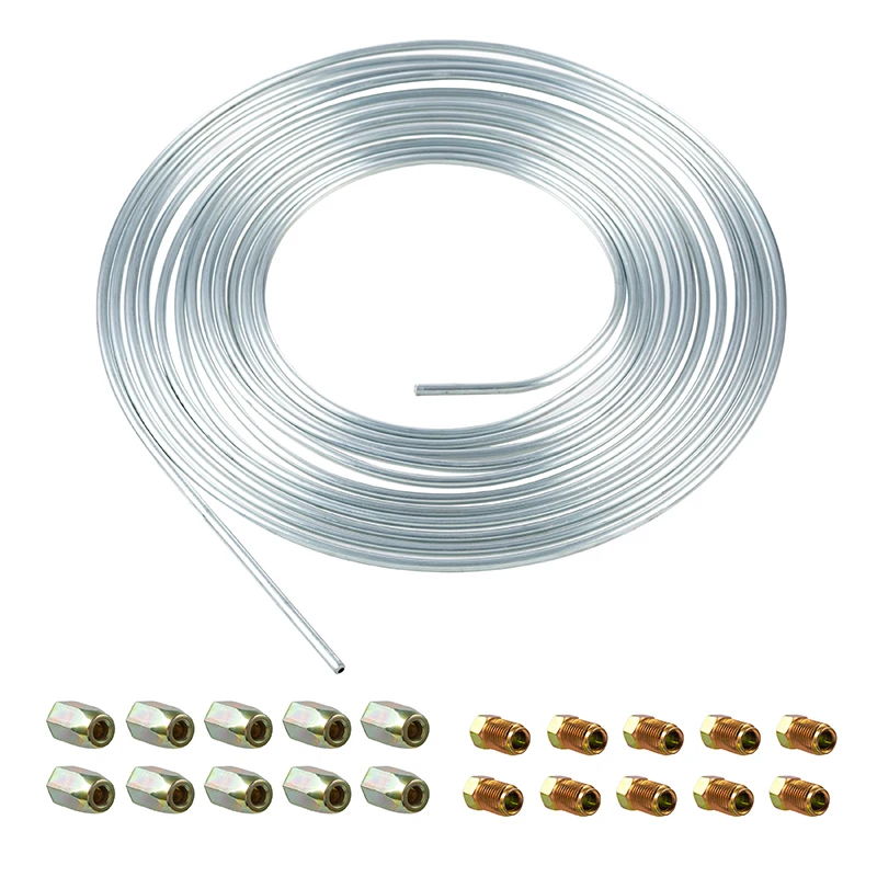 Cavi Freno Auto In Acciaio Rame - Rotolo 10m Con Dadi - Foto 3