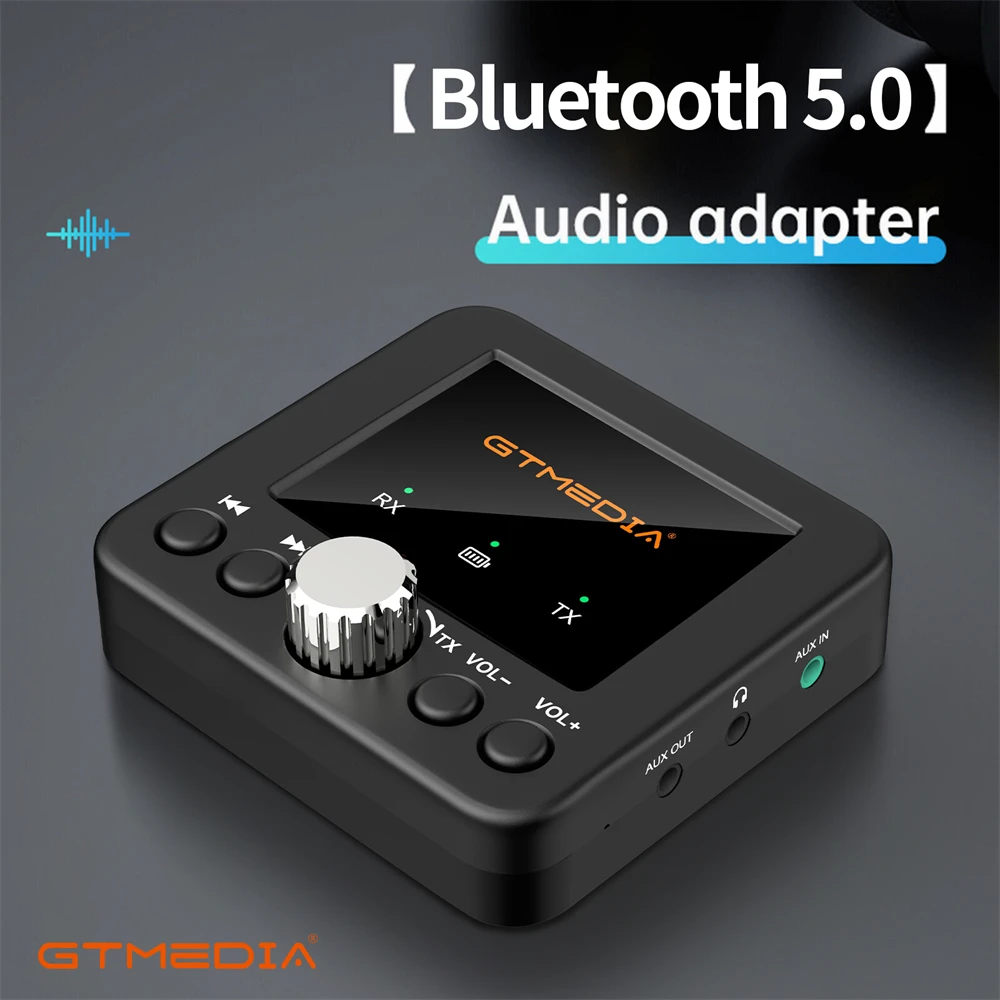 

Bluetooth-адаптер GTMEDIA 2 в 1 с поддержкой Bluetooth 5,0 и беспроводной передачей