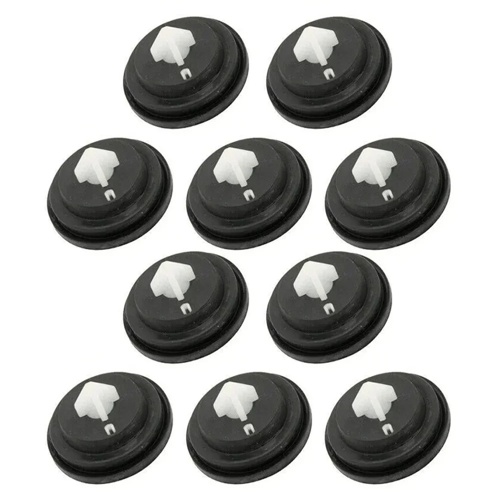 10pc Toilet Rubber Diaphragm Washer For Siamp Fill Valves Ballvalve Replacement Black Bidet Attachments 27*15mm