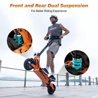RCB Trottinette Électrique D7 Autonomie 80-110KM 500W Vitesse 25KM/H Pliable LED APP Freins Disques 10 Pouces Charge 150KG 4