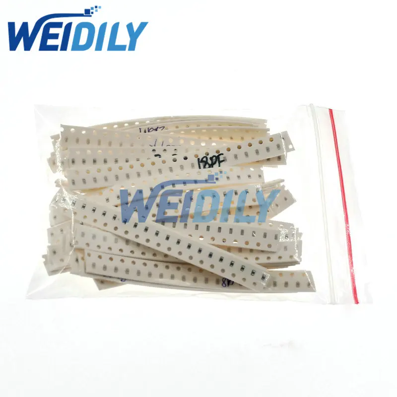 0603 SMD Capacitor Assorted Kit 720pcs 1pF~10uF smd capacitor